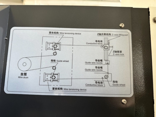 スパークワーキングワイヤ切断 CNCマシン D320c セルボモーターと電気放電