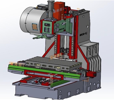 パーソナライゼーション CNC 縦フレッシングマシン Vm540 と Fanuc 制御システム