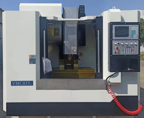 高精度Vmc855 CNC垂直加工センター 半閉ループ制御