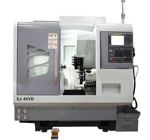 シングルツールホルダー CNC lathes Sj-46yd CNCターニングフレッシングセンター lathes FANUC